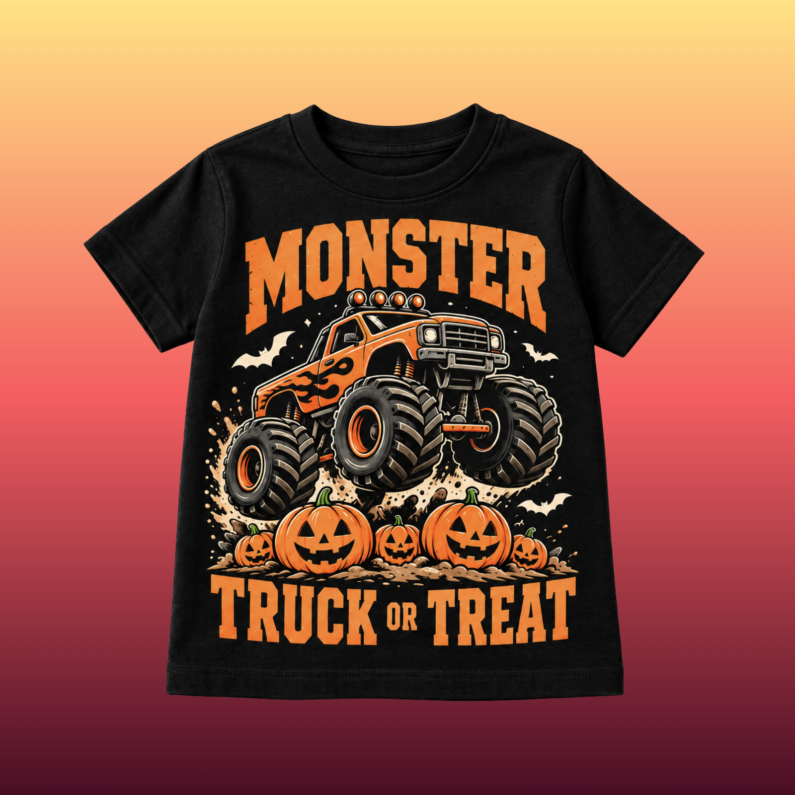 Trick‑or‑Treat Monster Truck Shirt