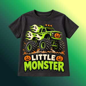 Spooky Monster Truck Kids Tee