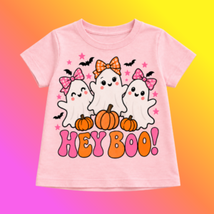 Hey Boo! Halloween Ghost Tee